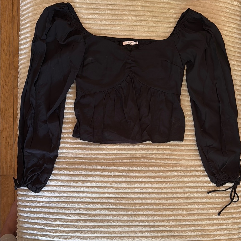 Flowy Black Women's Top